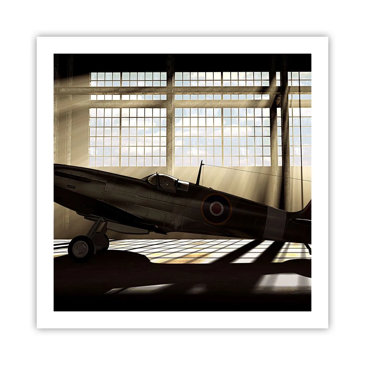 Plakat - Odpoczynek wojownika - 60x60 cm