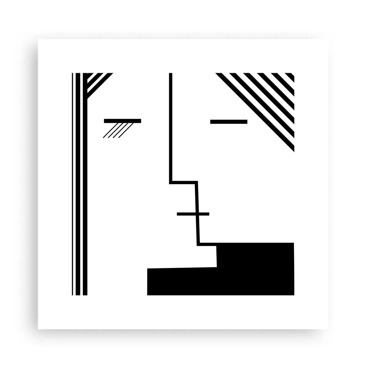 Plakat - Po prostu pocałunek - 30x30 cm