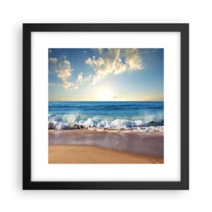 Plakat w czarnej ramie - Ruch i bezruch zarazem - 30x30 cm