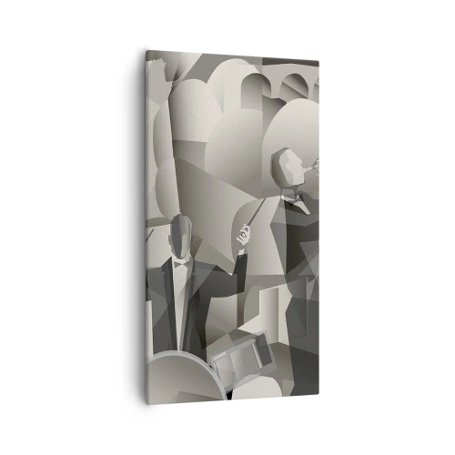 Obraz na płótnie - W przestrzeni dźwięków - 55x100 cm