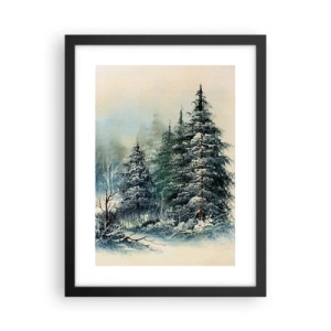 Plakat w czarnej ramie - Gotowe do Świąt - 30x40 cm