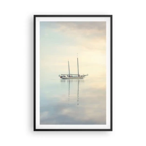 Plakat w czarnej ramie - W morzu ciszy - 61x91 cm