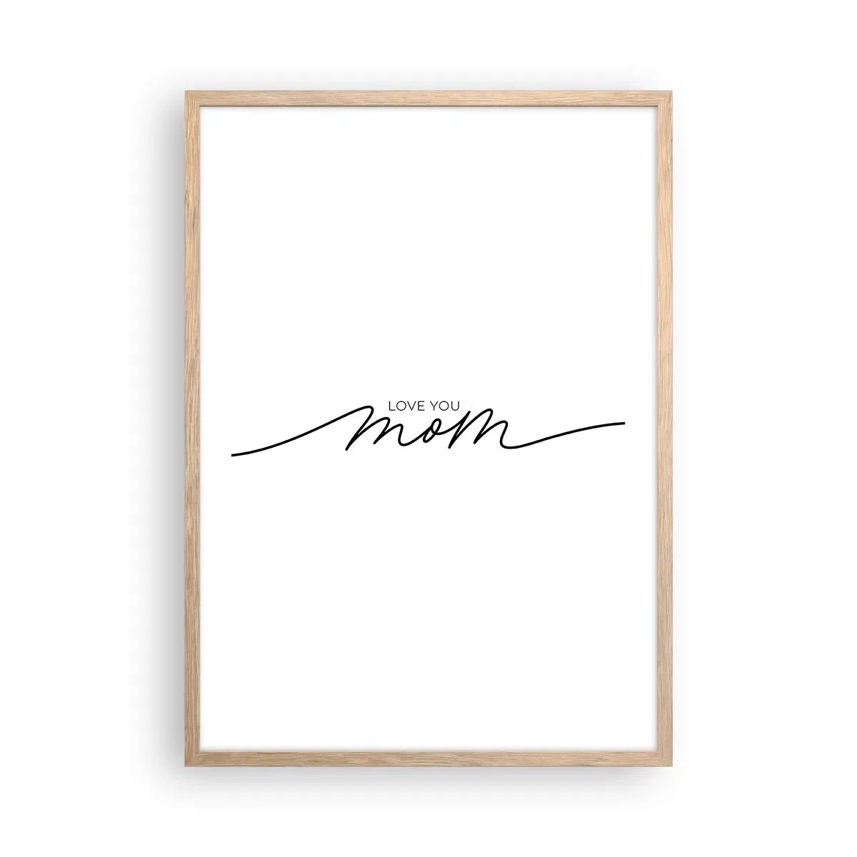 Plakat w ramie jasny dąb - Wielkie wzruszenie - 50x70 cm