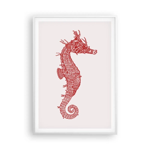Plakat w białej ramie - Misterne stworzenie - 70x100 cm
