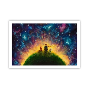 Plakat - Miłość i przyjaźń - cały świat - 91x61 cm