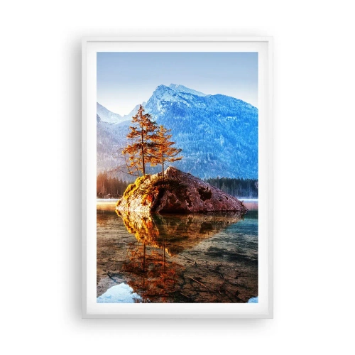 Plakat w białej ramie - Natura w nowym świetle - 61x91 cm