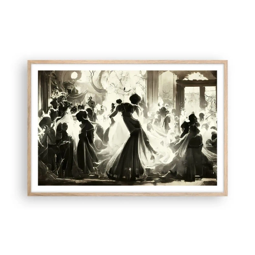 Plakat w ramie jasny dąb - Wielka maskarada - 91x61 cm