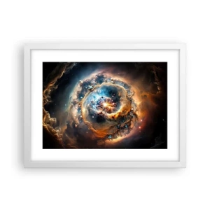 Plakat w białej ramie - Początek - 40x30 cm