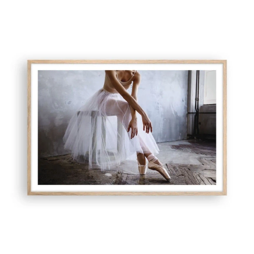 Plakat w ramie jasny dąb - Zanim zabłysną światła rampy - 91x61 cm