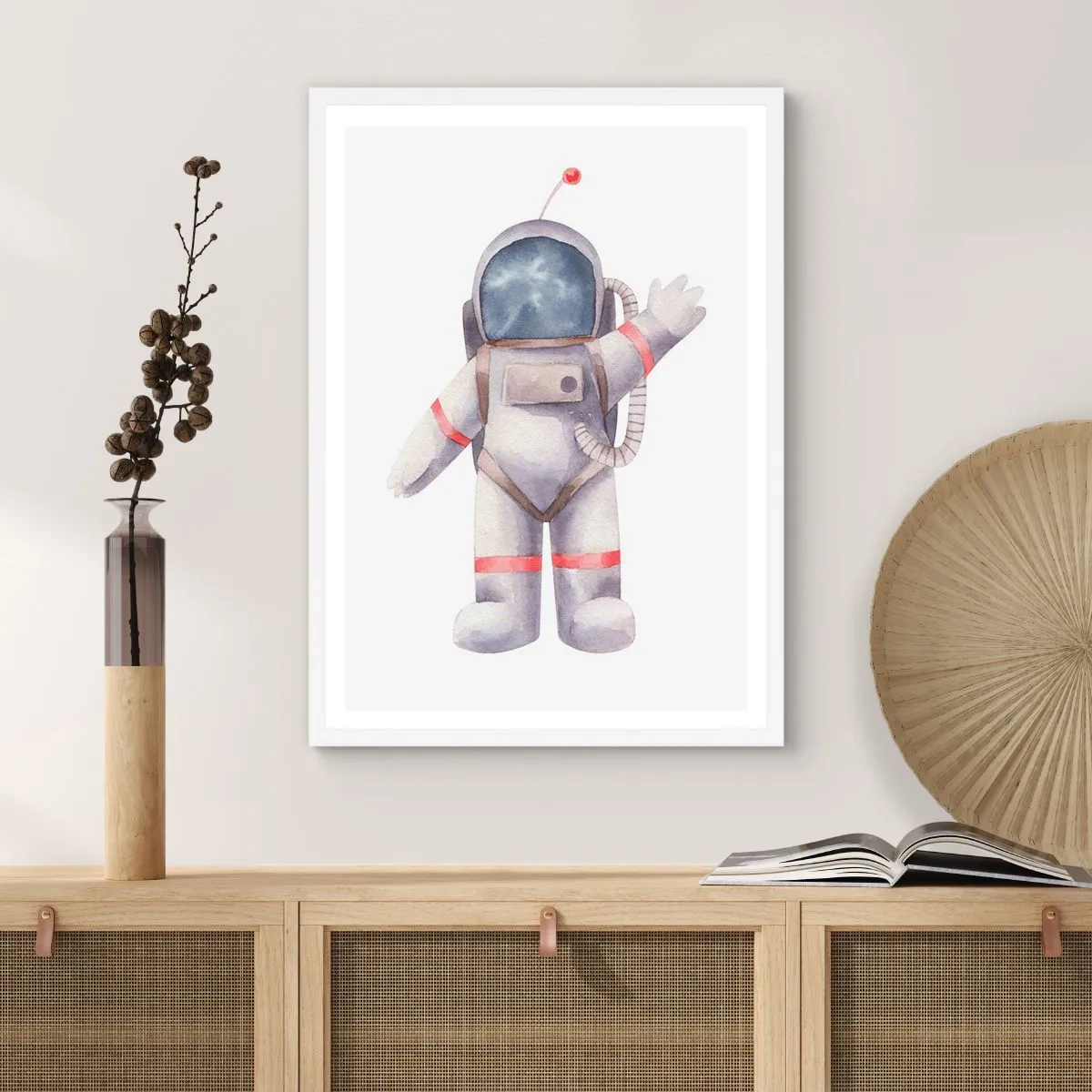 Plakat w białej ramie - To na razie! - 70x100 cm