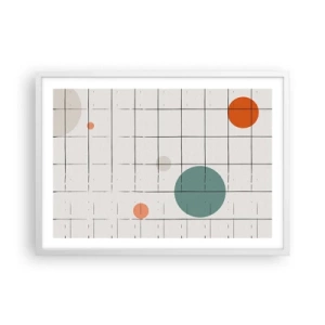 Plakat w białej ramie - Uwięzione. My czy one? - 70x50 cm