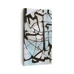 Obraz na płótnie - Mimo wszystko błękitny - 55x100 cm