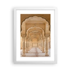 Plakat w białej ramie - W pałacu maharadży - 30x40 cm