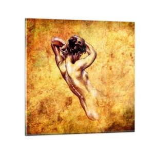 Obraz na szkle - Odkryta, ale wciąż tajemnica - 50x50 cm