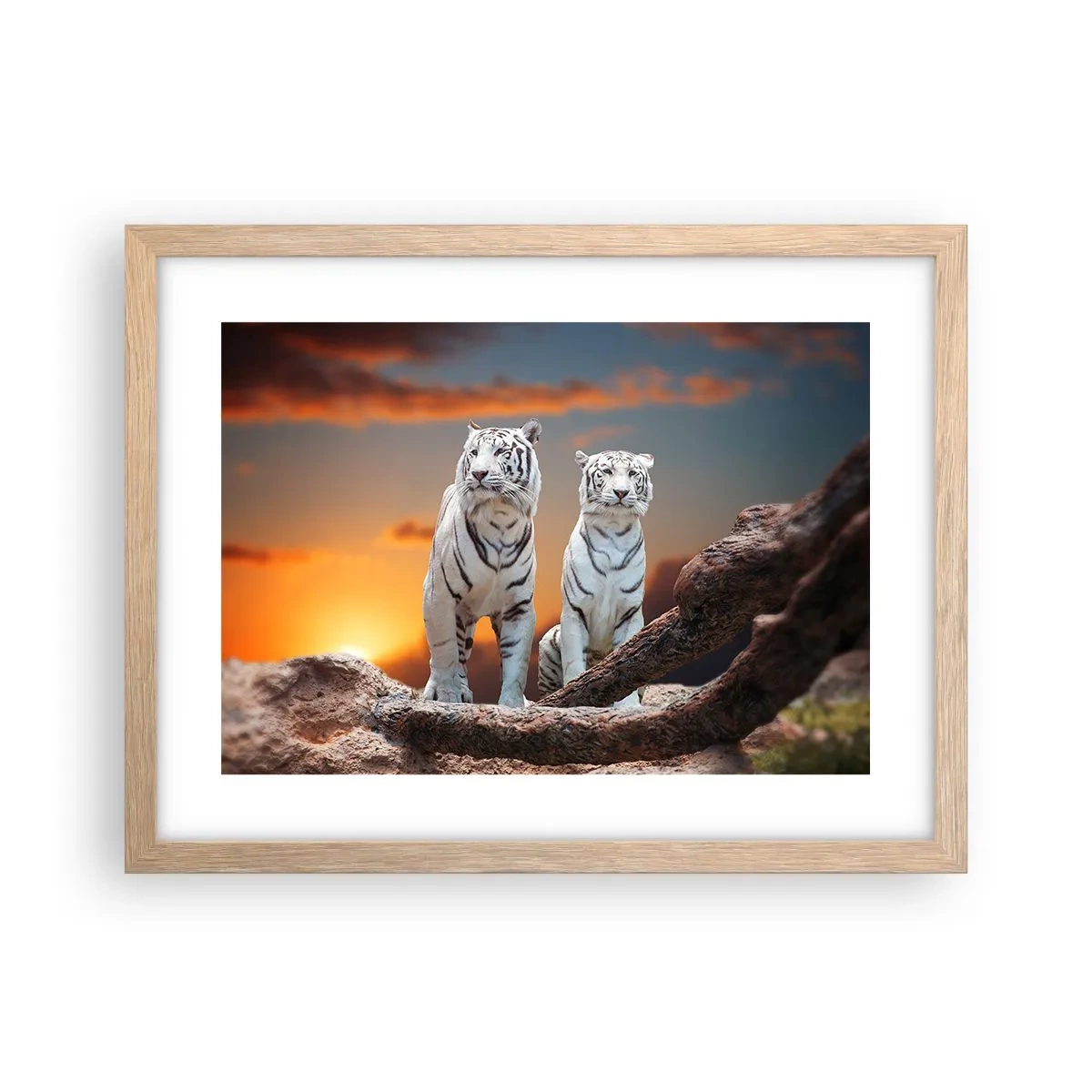 Plakat w ramie jasny dąb - Zupełnie jak w Narni - 40x30 cm