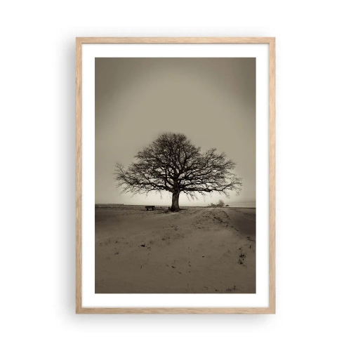 Plakat w ramie jasny dąb - Stąd do wieczności - 50x70 cm
