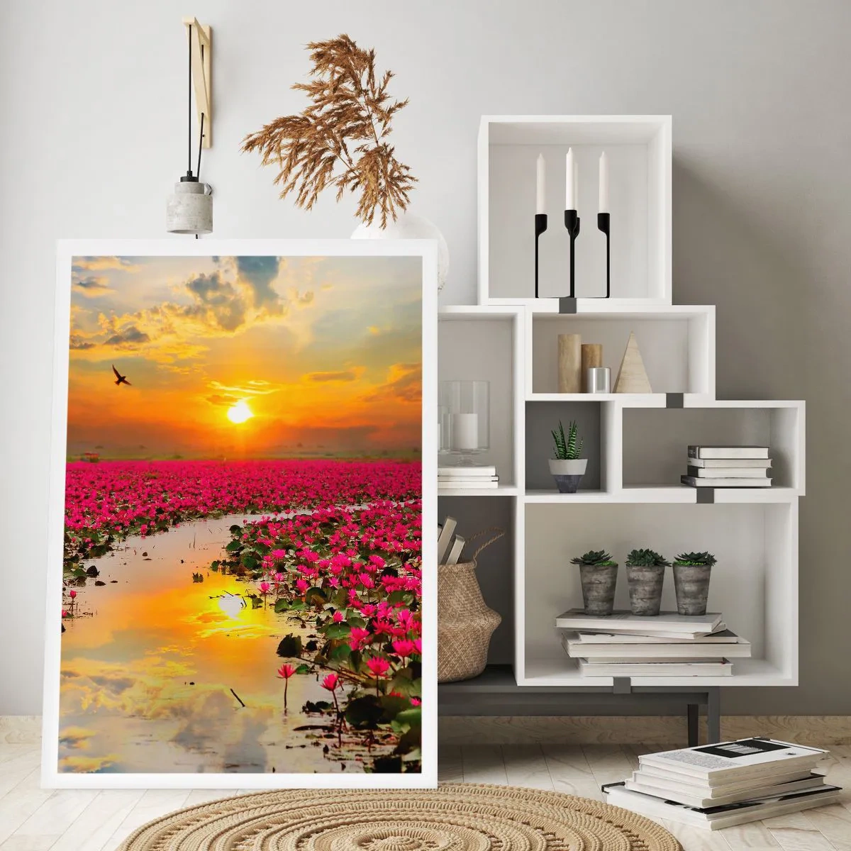 Plakat - Tajemne życie jeziora - 40x50 cm