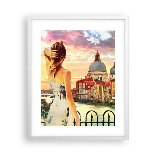 Plakat w białej ramie - Jak przygoda to tylko w … - 40x50 cm