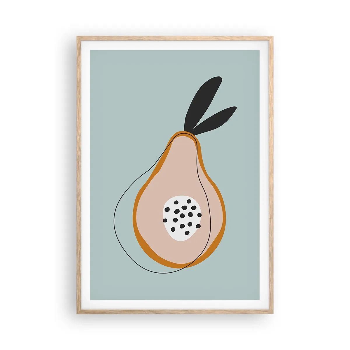 Plakat w ramie jasny dąb - Przeniknąć w naturę rzeczy - 70x100 cm