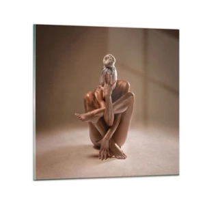 Obraz na szkle - Jedność ciała i ducha - 50x50 cm