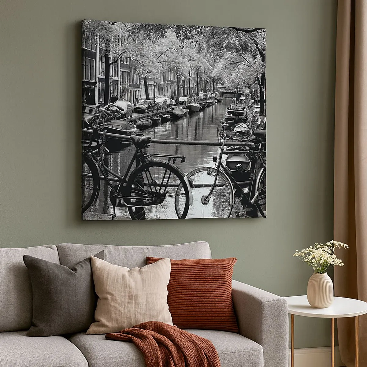 Obraz na płótnie - Bardzo holenderski widok - 30x30 cm