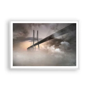 Plakat w białej ramie - Nad rzeką, której nie ma - 100x70 cm