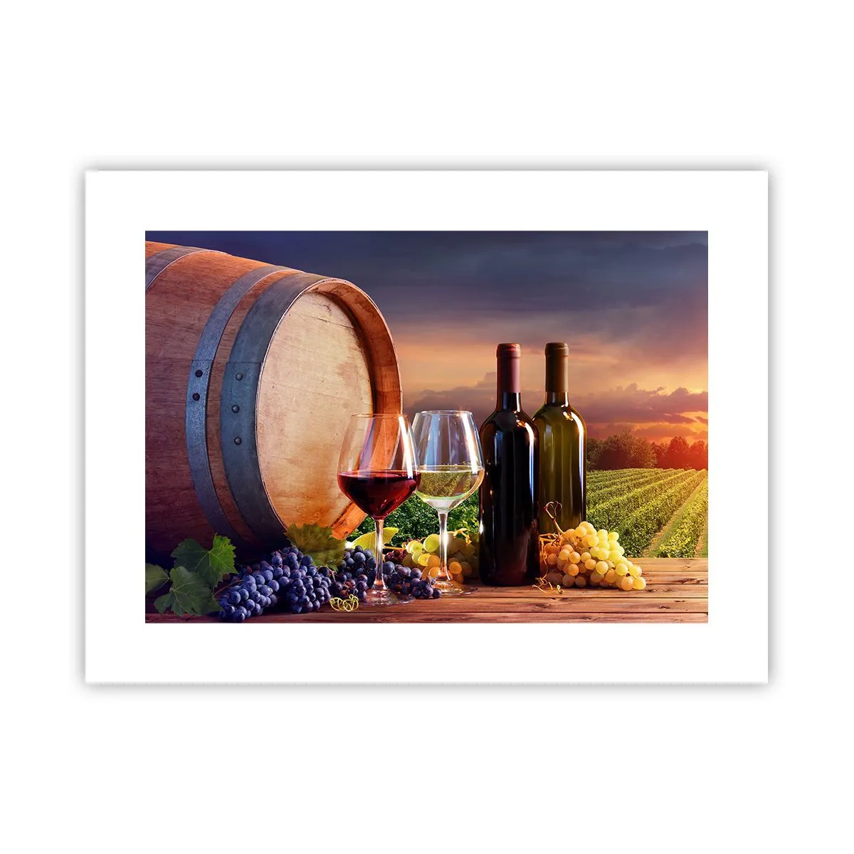 Plakat - Tu życie ma smak - 40x30 cm