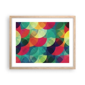 Plakat w ramie jasny dąb - Wtęczowstąpienie - 50x40 cm