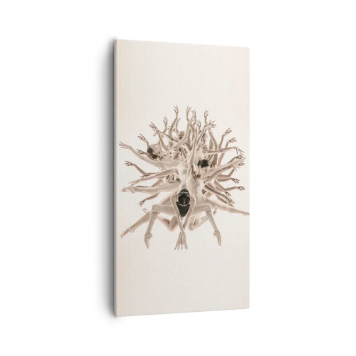 Obraz na płótnie - Rozkwitanie w tańcu - 55x100 cm