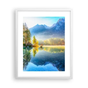 Plakat w białej ramie - Majestat i słodycz - 40x50 cm