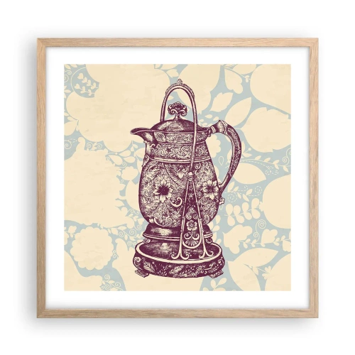 Plakat w ramie jasny dąb - Uroda codzienności - 50x50 cm