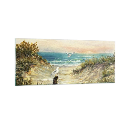 Obraz na szkle - Bezwietrzne zacisze - 100x40 cm