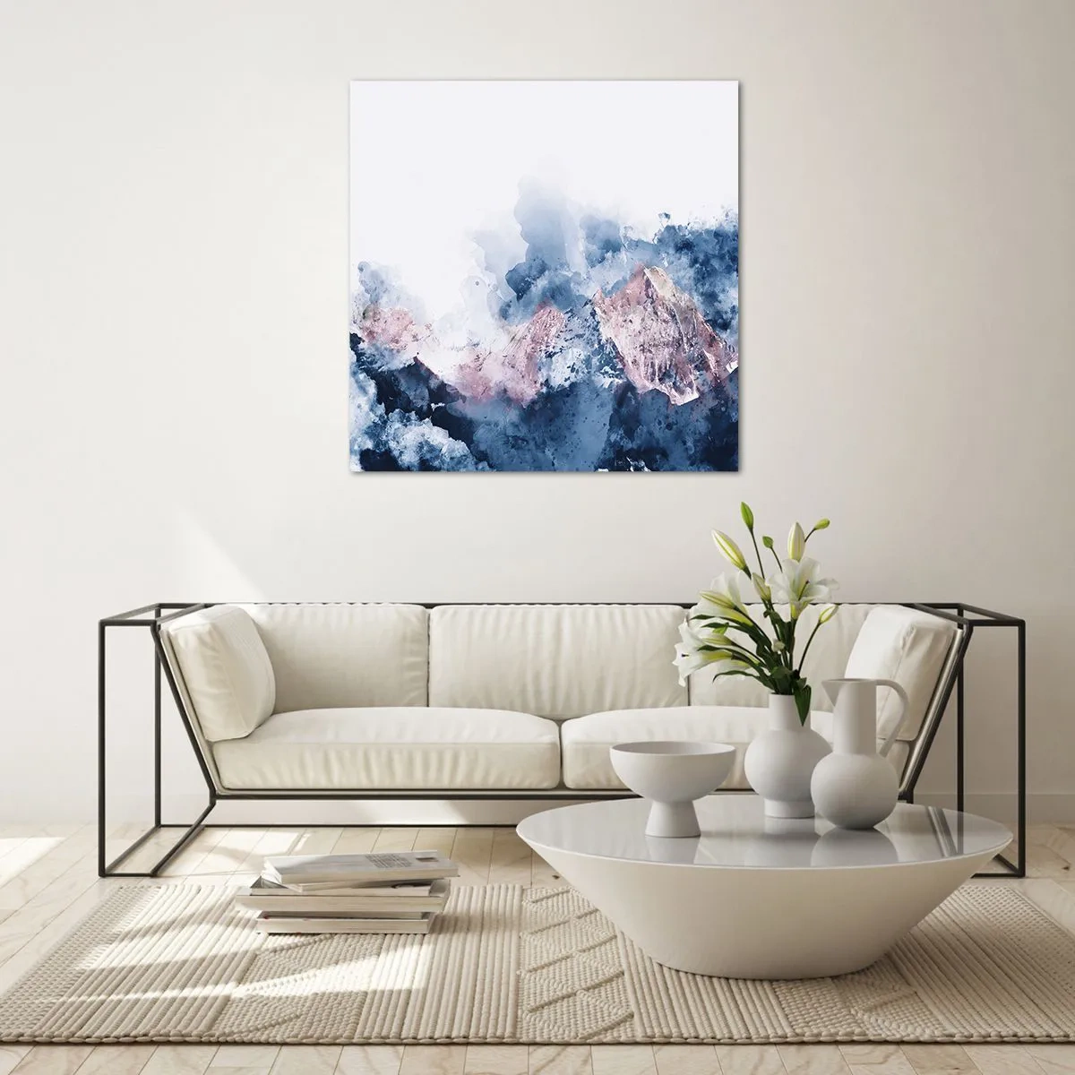 Obraz na szkle - To są szczyty! - 70x70 cm