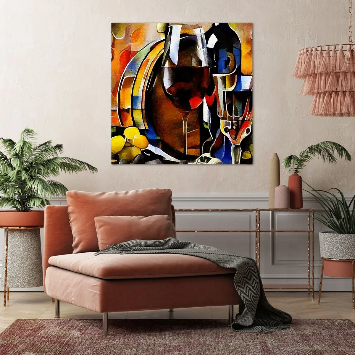 Obraz na płótnie - I świat nabiera barw - 60x60 cm