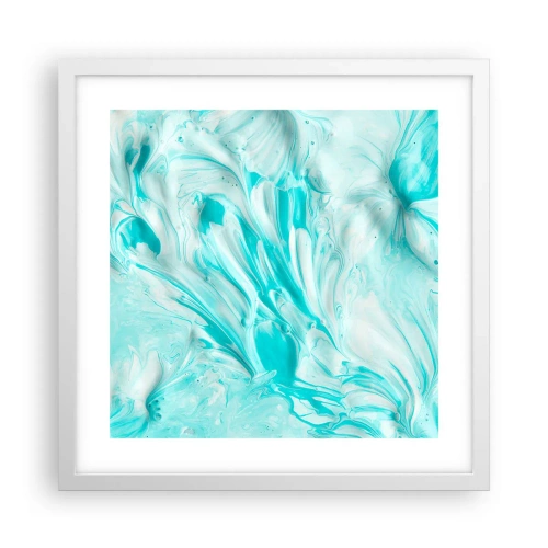Plakat w białej ramie - Na zawsze razem - 40x40 cm