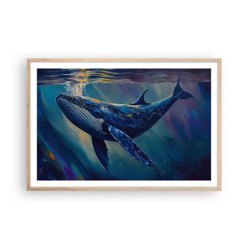 Plakat w ramie jasny dąb - Witaj w moim świecie - 91x61 cm