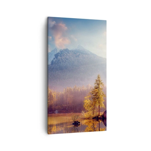 Obraz na płótnie - W górach i dolinach - 45x80 cm