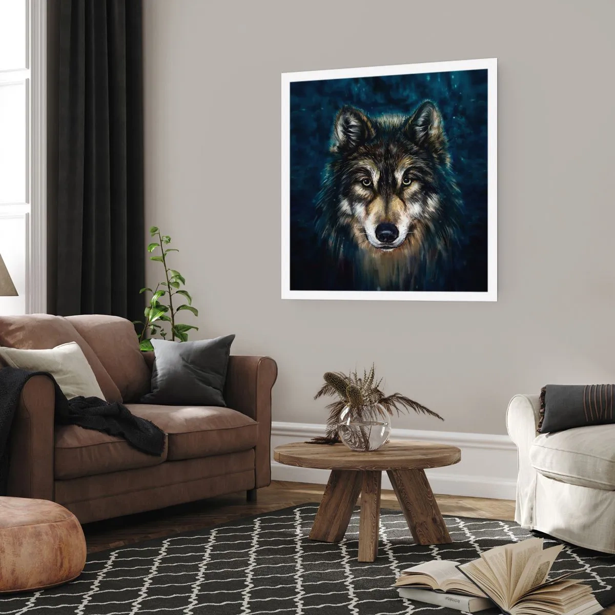 Plakat - Alfa? I omega - 60x60 cm