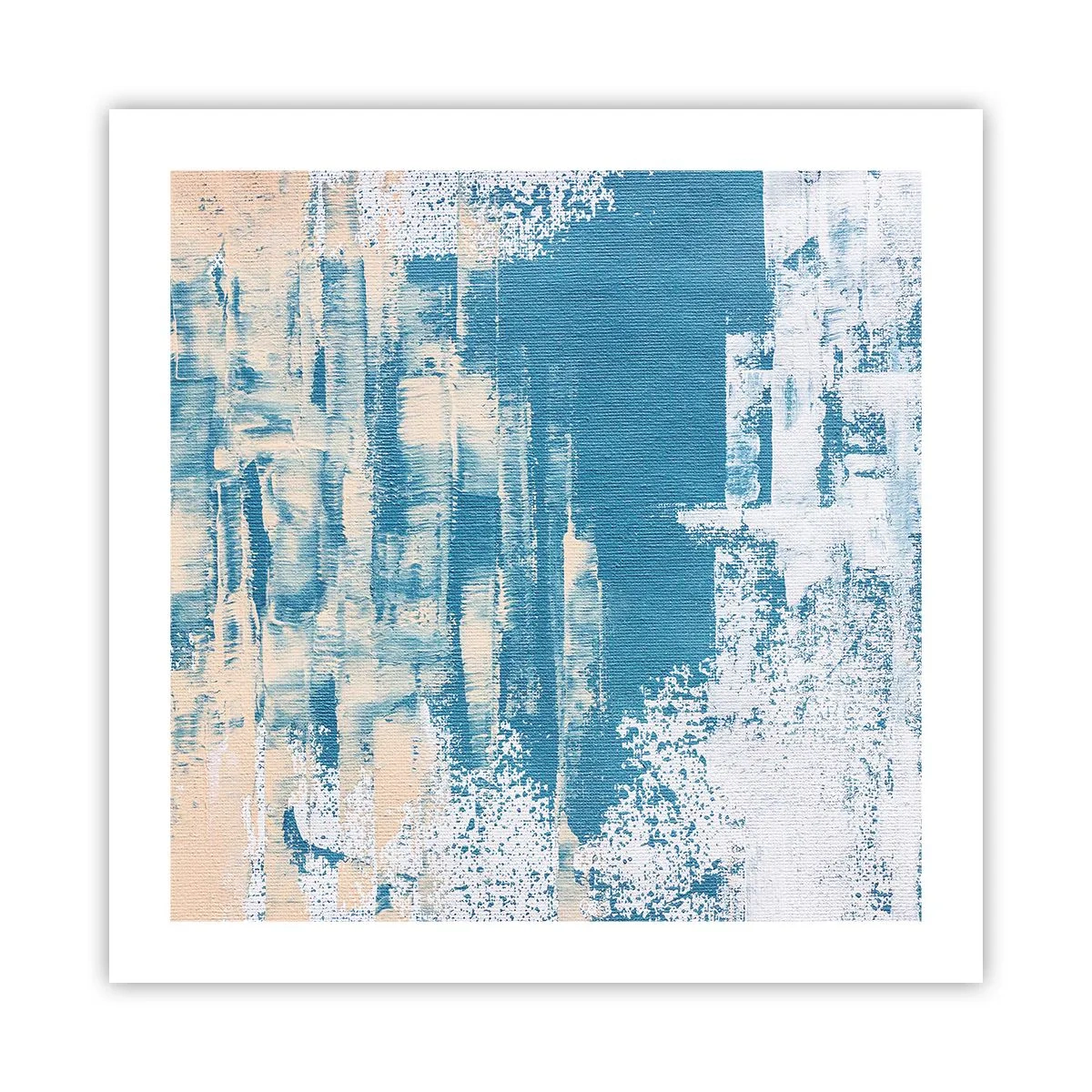 Plakat - Przez lodowy sopel - 50x50 cm