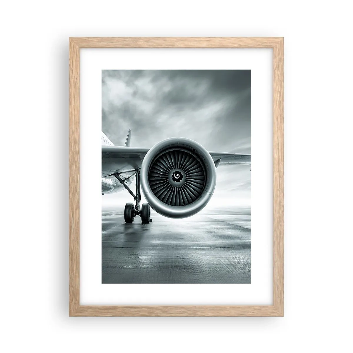 Plakat w ramie jasny dąb - Jest moc! - 30x40 cm