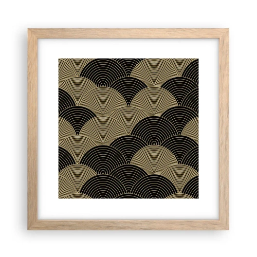 Plakat w ramie jasny dąb - Jedność w wielości - 30x30 cm