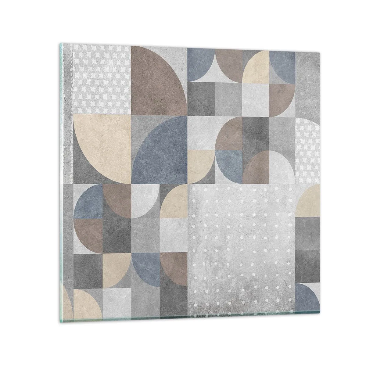 Obraz na szkle - Ceramiczna fantazja - 60x60 cm