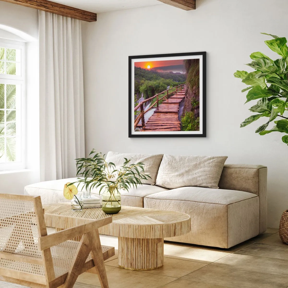 Plakat w czarnej ramie - Piękno nie do uwierzenia - 50x50 cm