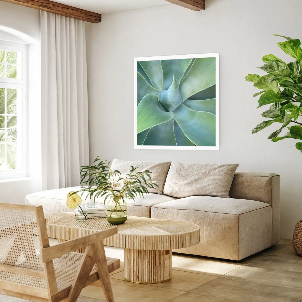 Plakat - Narodziny zieleni - 50x50 cm