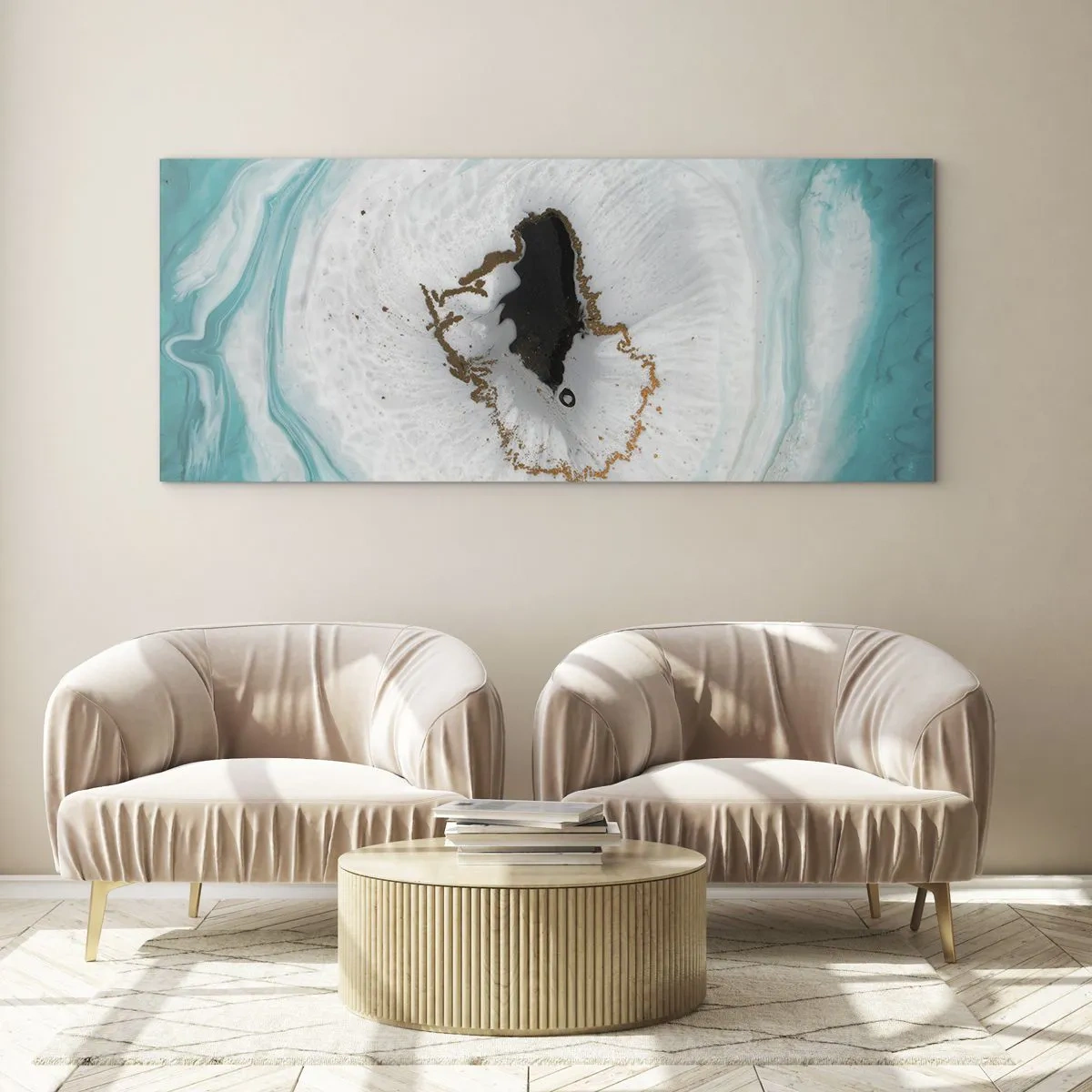 Obraz na szkle - Wniknąć do wnętrza - 100x40 cm