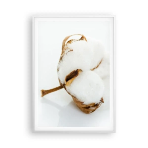 Plakat w białej ramie - Miękka z natury - 70x100 cm