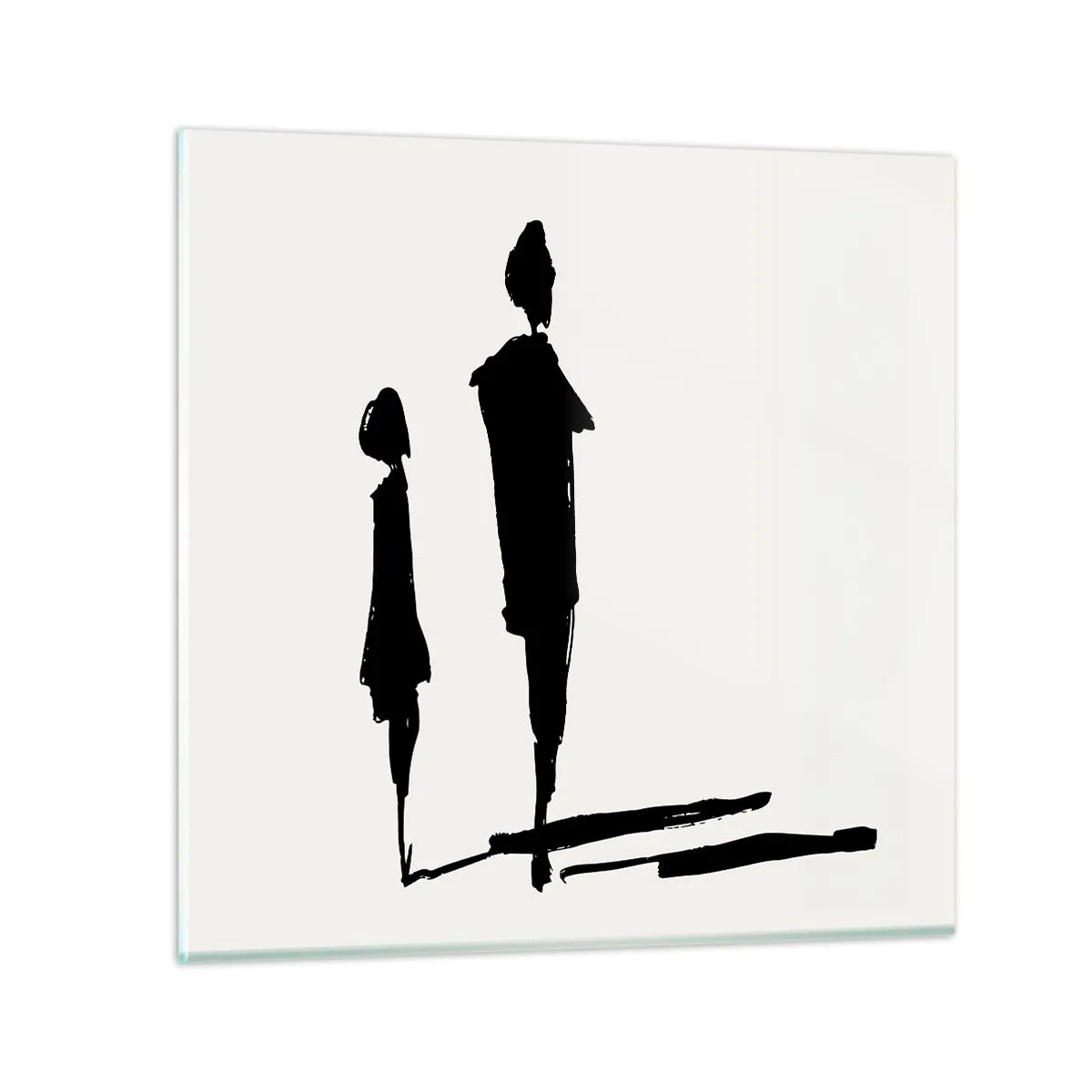 Obraz na szkle - Na pewno razem? - 30x30 cm