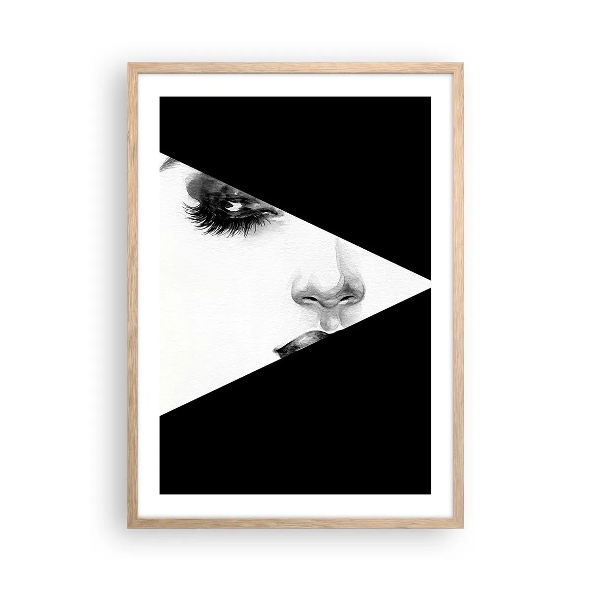 Plakat w ramie jasny dąb - Zawsze nieodkryta - 50x70 cm