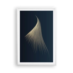 Plakat w białej ramie - Jak anioła włos - 61x91 cm