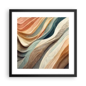 Plakat w czarnej ramie - Chwila przed zmianą - 40x40 cm